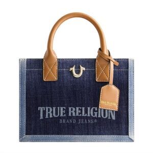 LIKE NEW True Religion Denim Crossbody Handbag